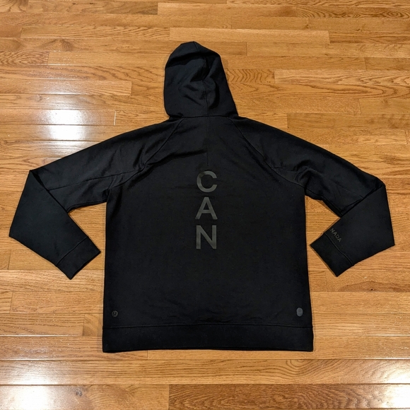 Lululemon City Sweat Team Canada Black Pullover Sweatshirt Hoodie Men's Large - Picture 1 of 14